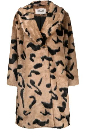 Diane von Furstenberg Manteau à imprimé animalier