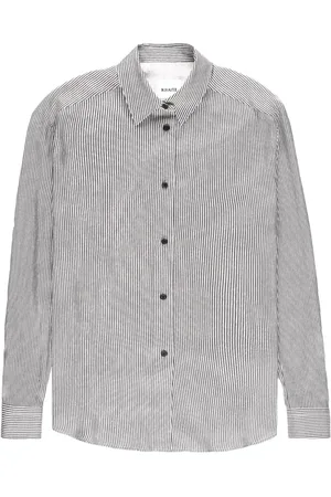 Khaite Chemise rayée Argo à manche slongues