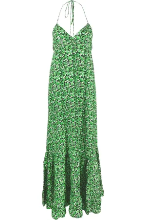 ROTATE Robe longue à fleurs
