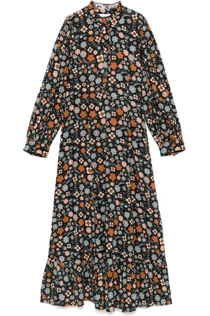 Antik Batik Robe Leo à coupe mi-longue