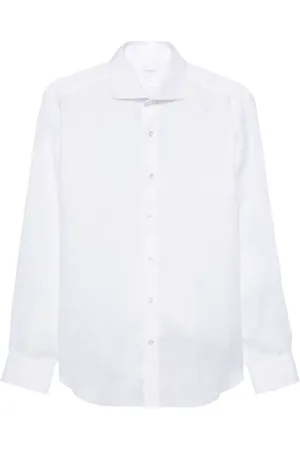 BARBA Chemise en lin à manches longues