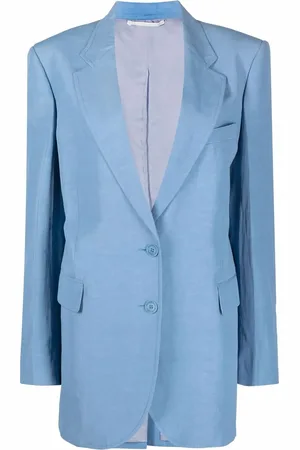 Stella McCartney Blazer à revers crantés