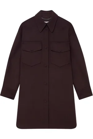Stella McCartney Surchemise à boutons pression