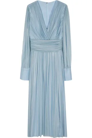 RHEA COSTA Robe mi-longue à design drapé