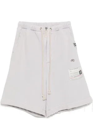 Maison Mihara Yasuhiro Short à logo brodé