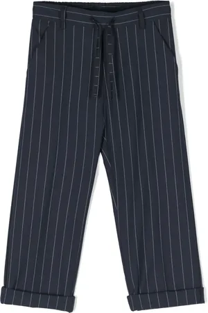 Paolo Pecora Pantalon chino à fines rayures