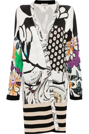 Etro Manteau mi-long à motif abstrait