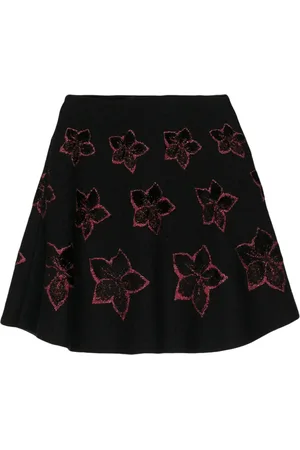 Alaïa Minijupe à fleurs en jacquard (2010)