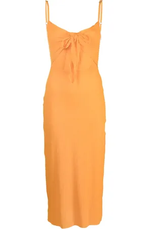 Patou Robe mi-longue à taille nouée