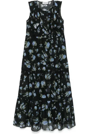 Ermanno Firenze Robe à fleurs imprimées
