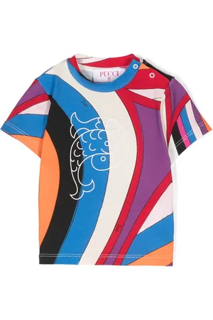 PUCCI Junior T-shirt à imprimé Iride