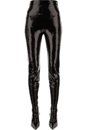 Balenciaga Legging-bottes orné de sequins