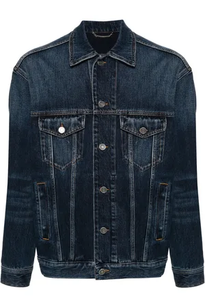 Dolce & Gabbana Veste en jean à plaque logo