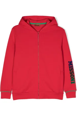 Missoni Hoodie en coton à logo imprimé