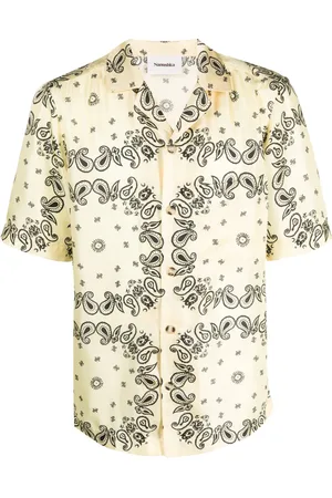 Nanushka Chemise Bodil en soie à imprimé cachemire