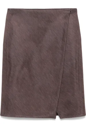 Serafini Jupe portefeuille à coupe mi-longue