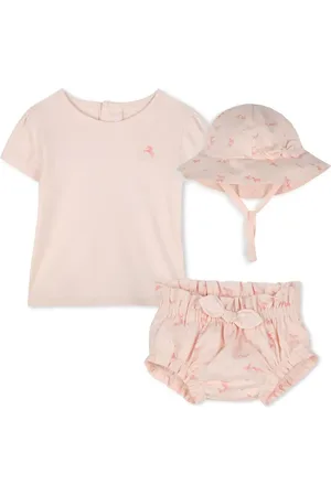 Chloé Ensemble t-shirt-short bloomers en coton