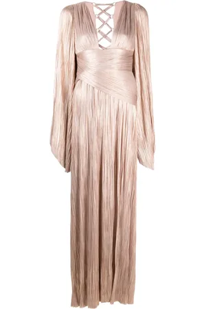 MARIA LUCIA HOHAN Robe longue Alana à design plissé