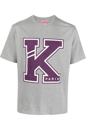 Kenzo T-shirt en coton à logo imprimé