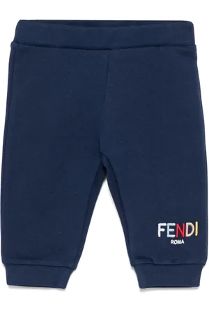 Fendi Pantalon de jogging à logo brodé