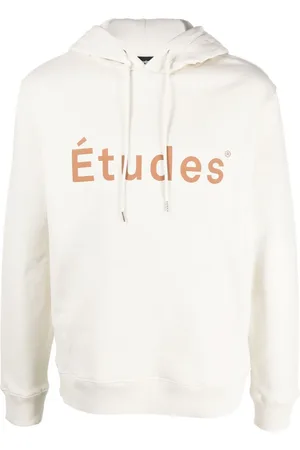 Etudes Hoodie en coton biologique à logo imprimé