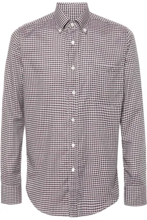 CANALI Chemise à carreaux vichy