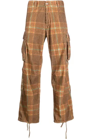 ERL Pantalon ample à carreaux