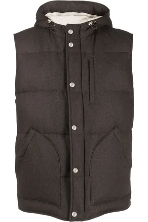 ELEVENTY Gilet matelassé à boutons pression