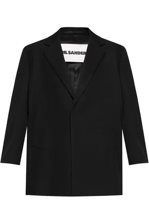Jil Sander Blazer en laine à simple boutonnage