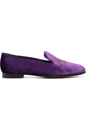 Ralph Lauren Mocassins Alonzo à fini velours