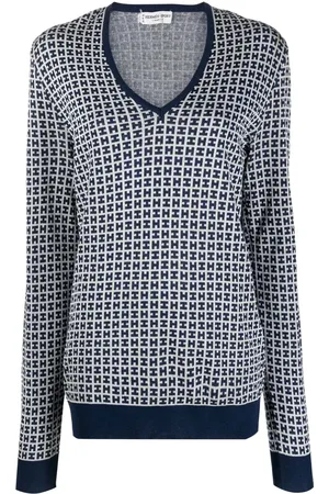 Hermès Haut à motif H en jacquard (années 1960