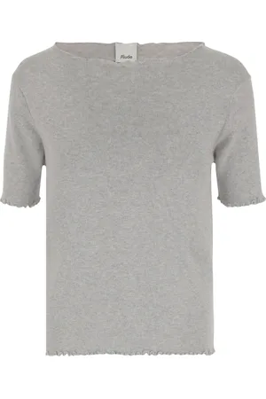 Allude T-shirt à col bateau