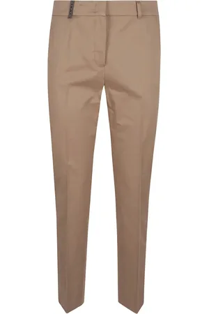 PESERICO SIGN Pantalon chino à détail zippé à l
