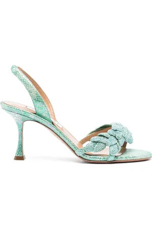 Aquazzura Sandales Galactic Flower 75 mm