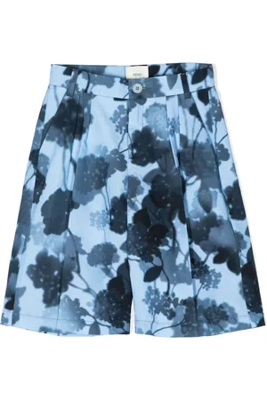 Fendi Short plissé à fleurs