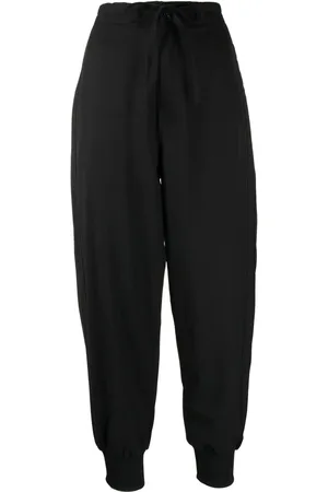 Y-3 Pantalon de jogging en laine à logo imprimé