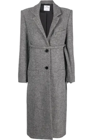 Courrèges Manteau ajusté à détail de sangle