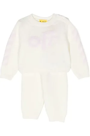 OFF-WHITE Ensemble pull-pantalon à rayures Diag