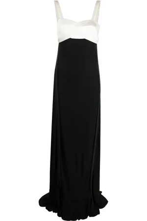 Victoria Beckham Robe longue à design sans manches