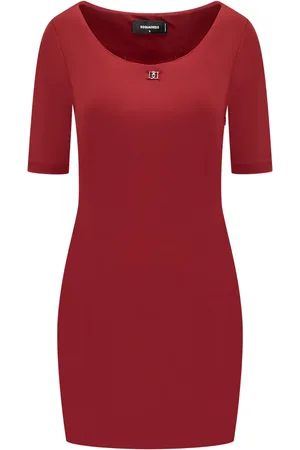 Dsquared2 Robe courte à plaque logo