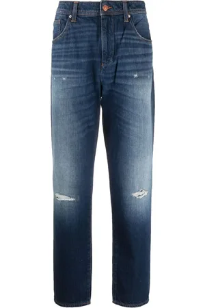 Armani Exchange Jean slim à effet usé