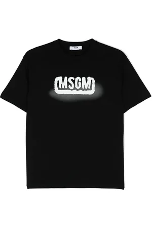 Msgm T-shirt en coton à logo imprimé