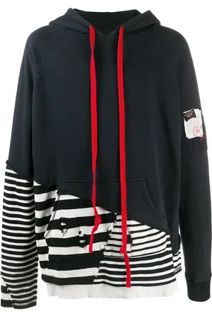 GREG LAUREN Hoodie à design patchwork
