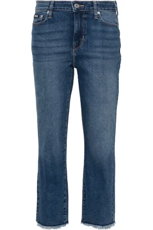 DKNY Jean court à coupe droite