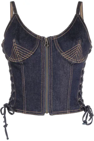 Jean Paul Gaultier Haut-bustier à coutures contrastantes