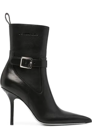Dsquared2 Bottines Distressed en cuir à talon-