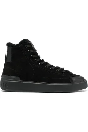 Balmain Baskets montantes en daim