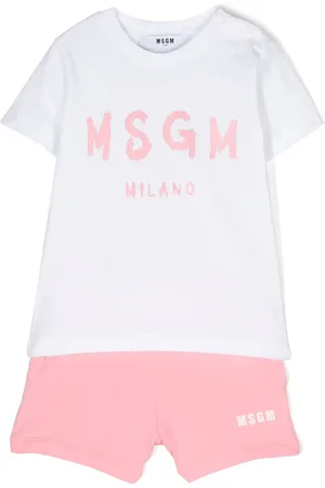 Msgm Ensemble haut-short à logo imprimé