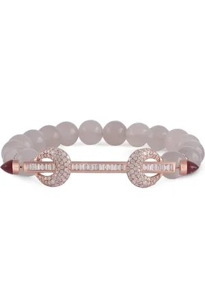 Ananya Bracelet Chakra en or 18ct serti de diamants et de pierre de lune