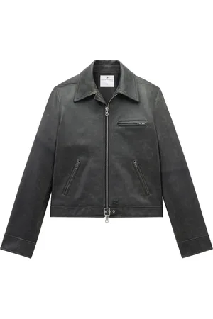 Courrèges Veste Officer en cuir